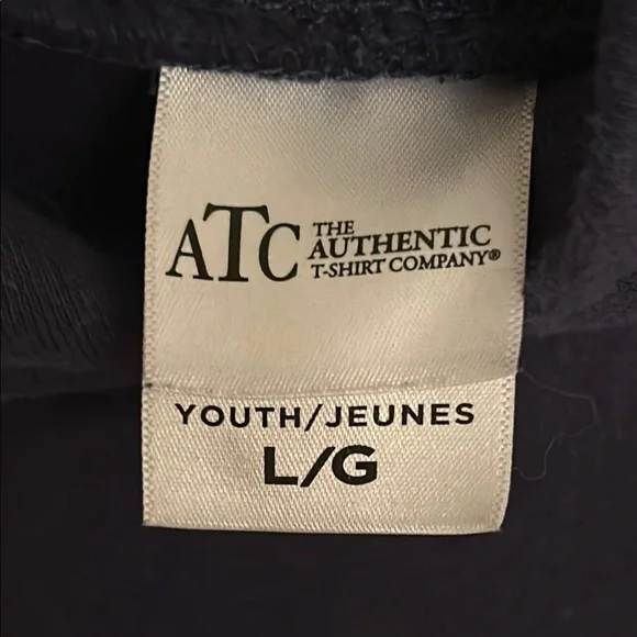 Navy Acadia Soccer Hoodie, Youth L - Picture 3 of 5